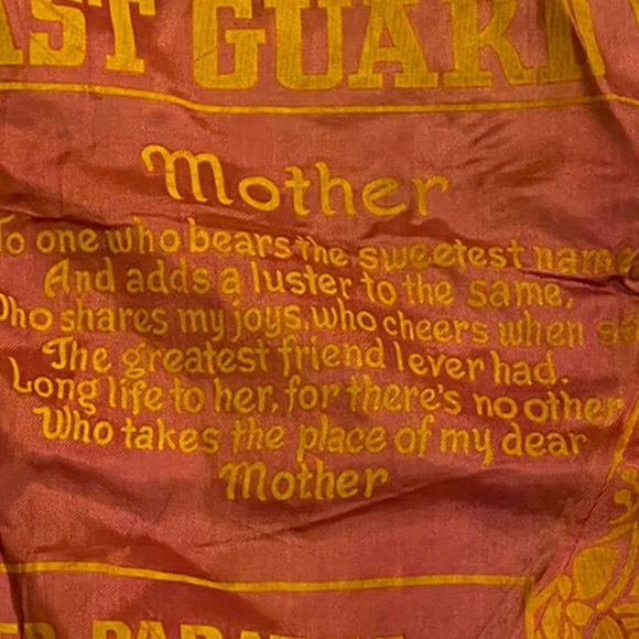 Vintage U.S. Coast Guard Baltimore Maryland Mother Pillow Case Sham - Picture 7 of 12